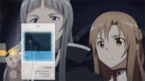 Yulier utilise son interface pour trouver Thinker avec Asuna et Kirito