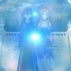 Portail de Kirito et Asuna pour retourner au niveau du quartier général la guilde des Knights of the Blood