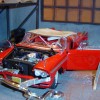 Christine Plymouth Fury 1/18 diorama atelier de Darnel