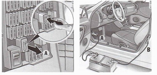 Voyants maintien de charge Porsche - Batterie - Boxster Cayman 911 (Porsche)