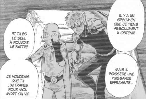 Genos et Saitama rentrent dans la base ennemie