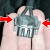 Clips latéraux de la prise de dégivrage de la capote ou du hard top de la Boxster 986