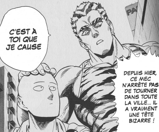 Saitama est agressé par un autre super-héros car il est suscipicieux