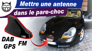 Antenne pare-chocs Porsche 996
