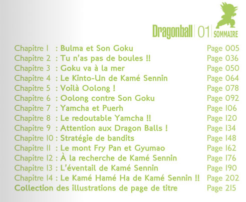 Dragonball perfect collection 1
