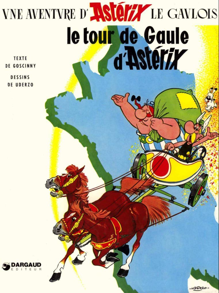 Couverture de la bande dessinée le Tour de Gaule d'Astérix