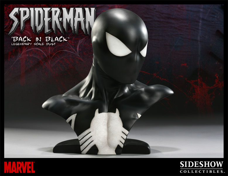 Buste Black Spiderman (Sideshow collectibles)