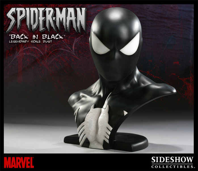 Buste Black Spiderman (Sideshow collectibles)