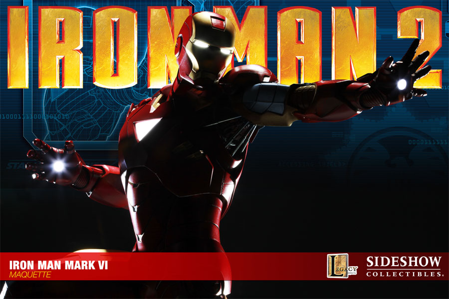 Photo de la figurine Sideshow Collectibles d'Iron Man 2