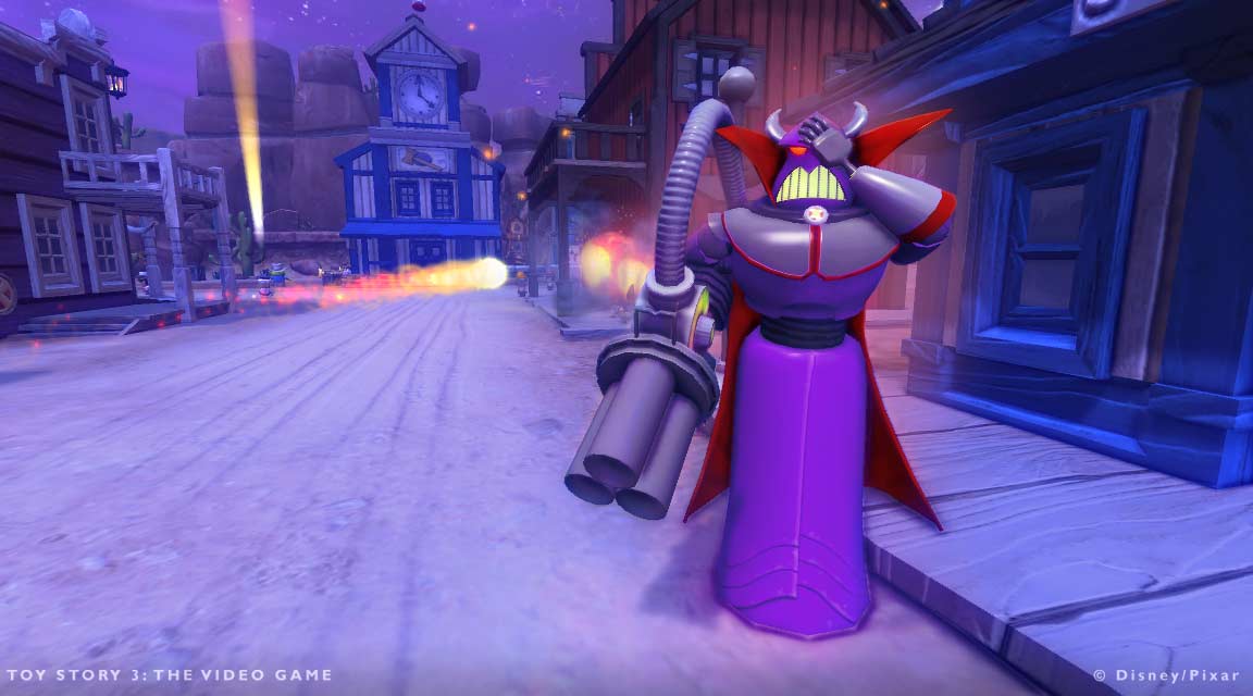 On ne peut contrôler Zorg que dans la version PS3 du jeu Toy Story 3