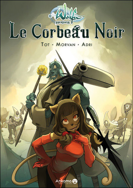 couverture de la BD du Corbeau Noir (Wakfu)