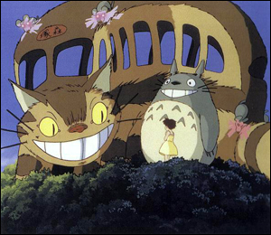 image extraite du Film Tonari no Totoro avec le chat bus