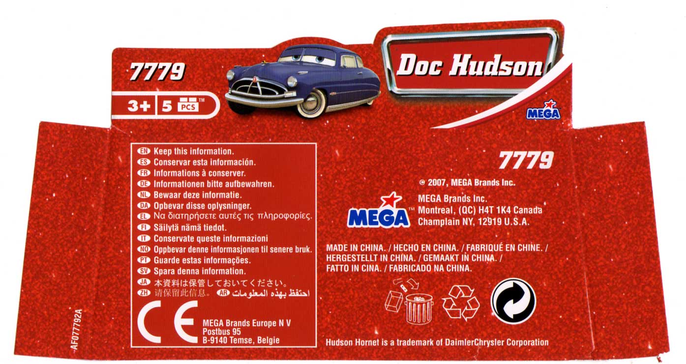 Mega-bloks Doc Husdon (2007) Cars