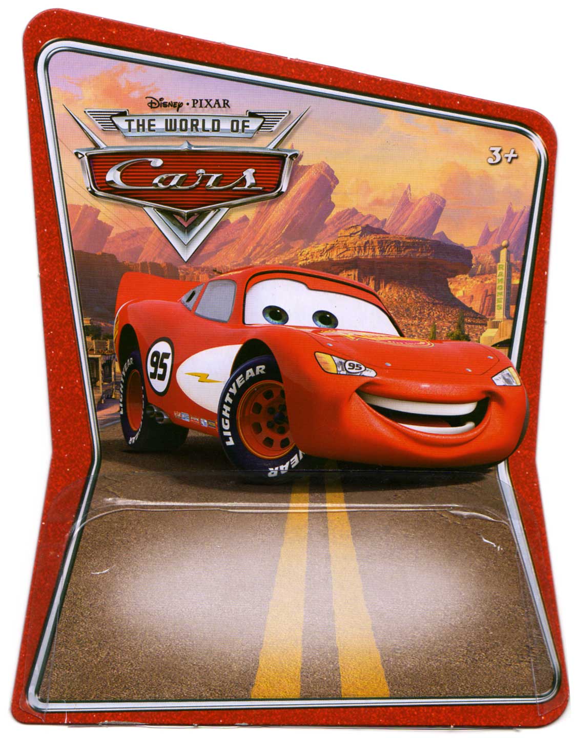 Packaging face Mattel : The World of Car N°02 - Flash McQueen (2008)