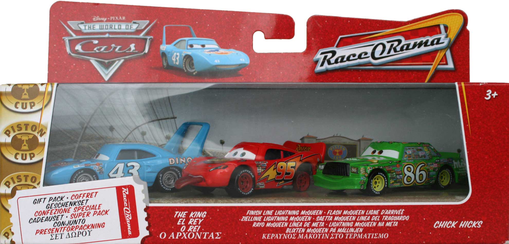 Mattel : Race O Rama – Pack ligne d'arrivée : King, Flash, Chick