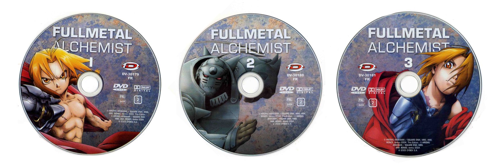 DVD de Fullmetal Alchemist