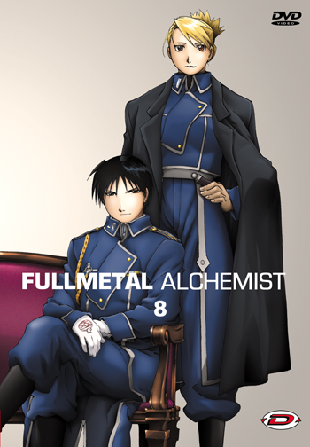 Couverture du DVD 8 de Fullmetal Alchemist sorti chez Dybex