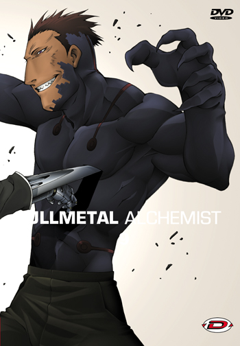 Couverture du DVD 9 de Fullmetal Alchemist sorti chez Dybex