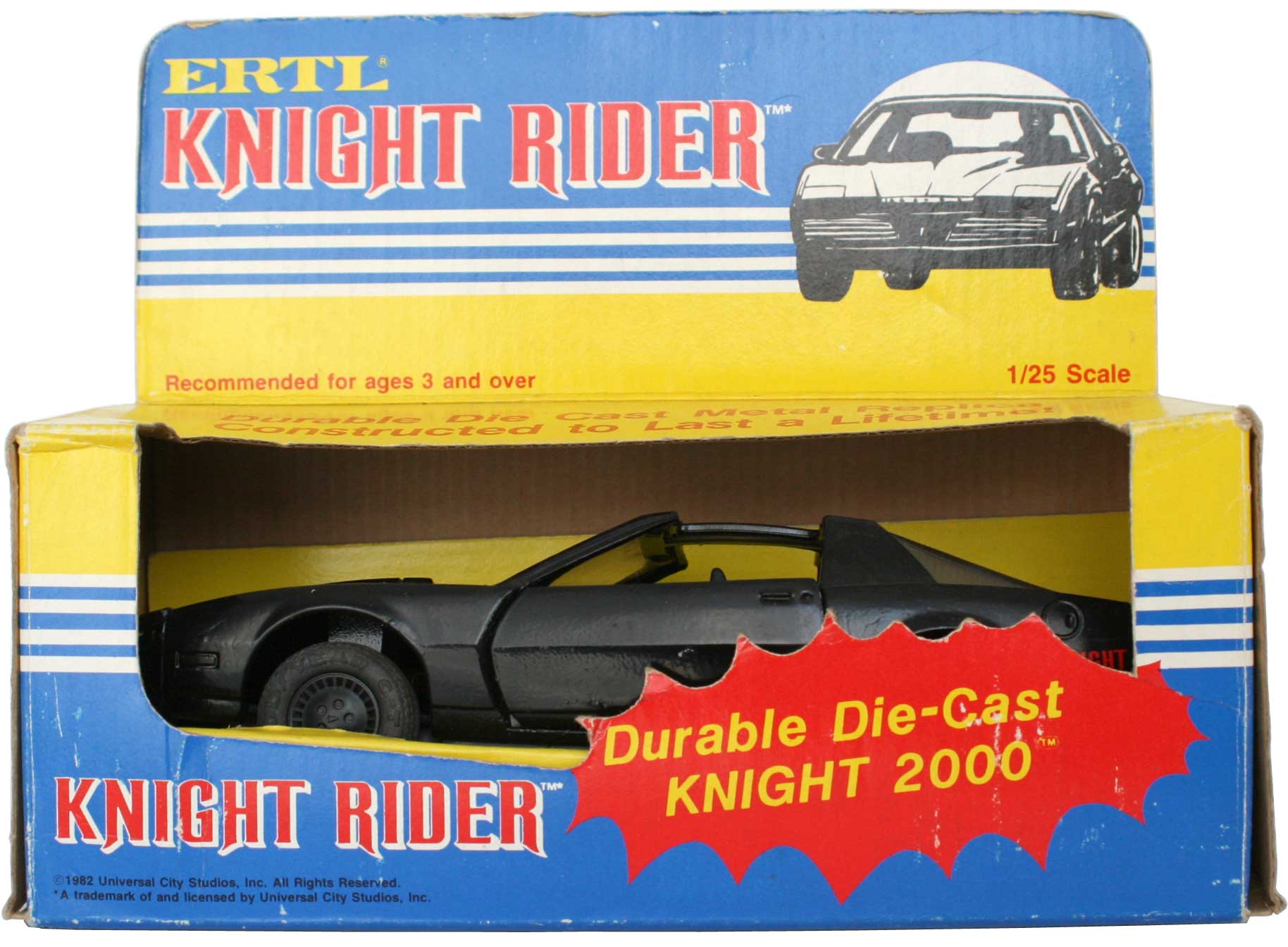 ERTL : Knight Rider (K2000) K.I.T.T. – ech 1/25 (1983)