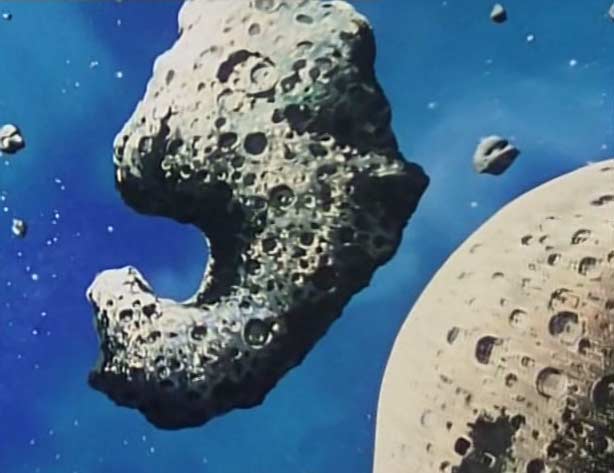 L'astéroïde contient une base secrète appelée le Repère de la Vache Grasse.