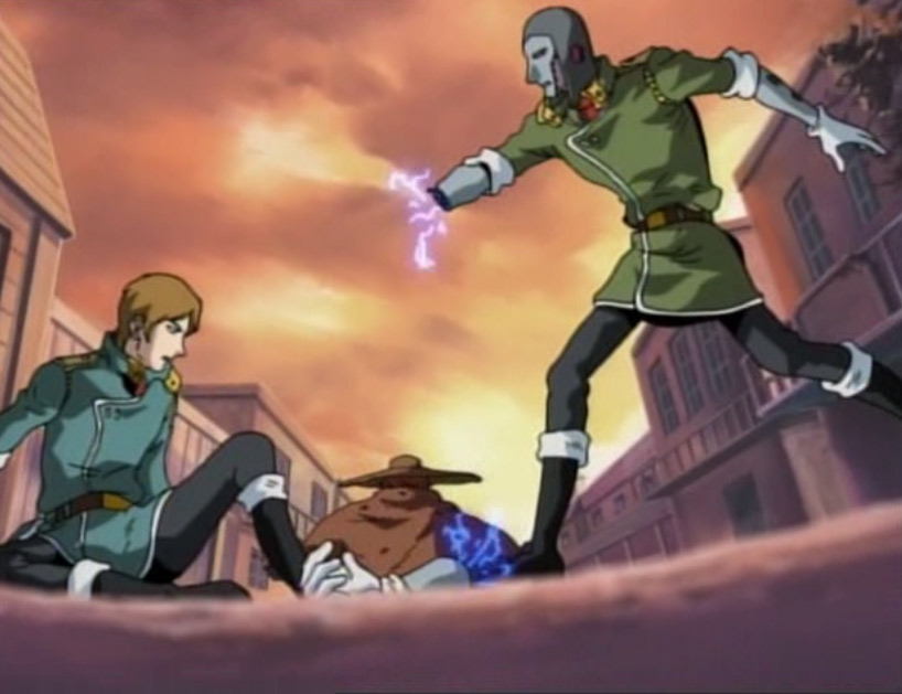 Ishikura est sauvé de justesse par un humanoïde