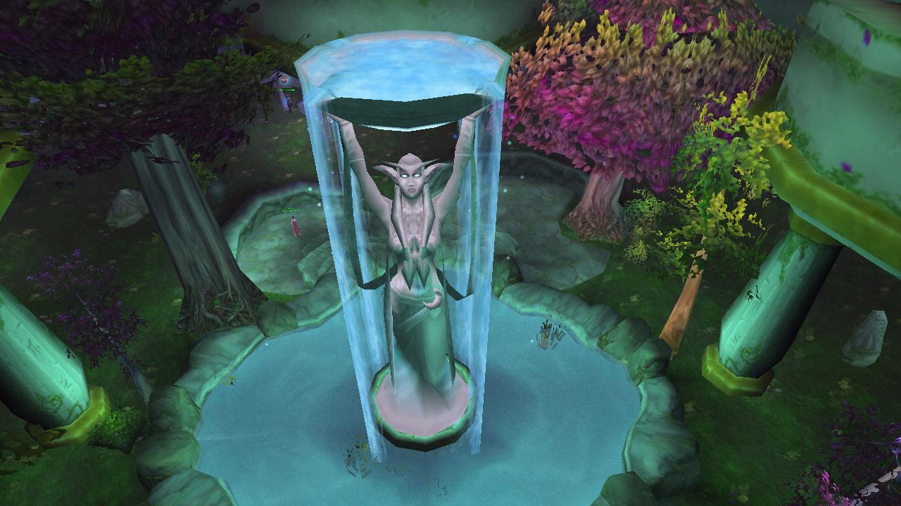 Capture de la Statue d'Elune à Teldrassil de World of Warcraft