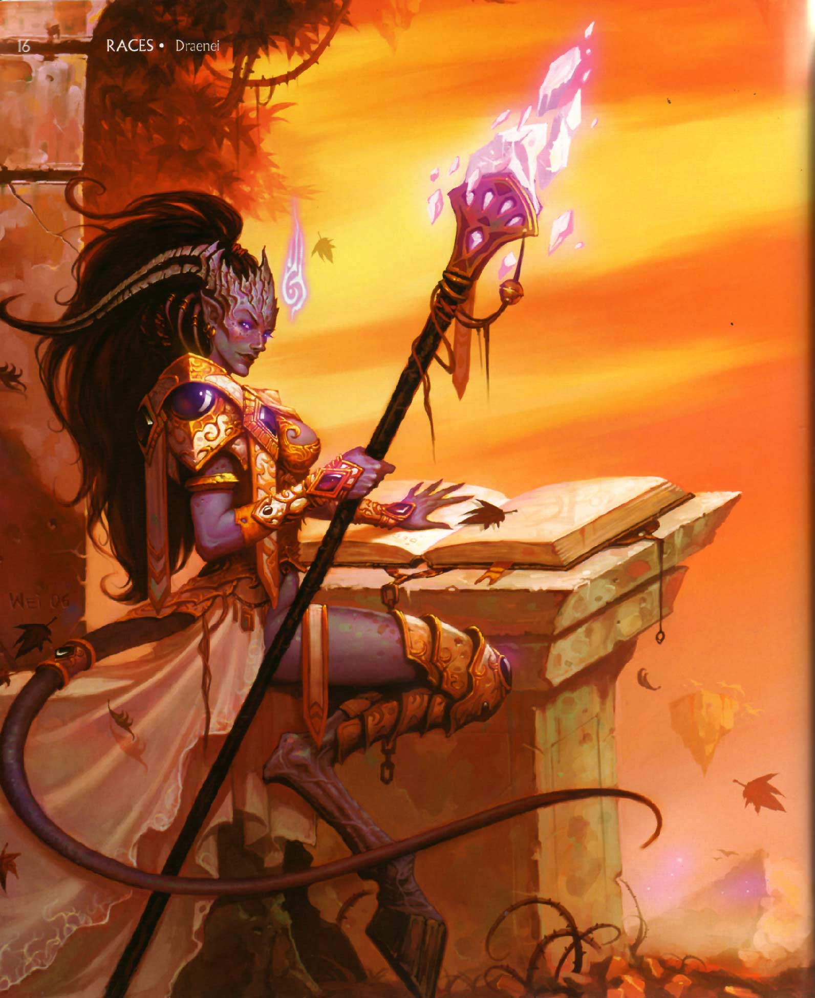 Page 16 de l'Art book : The Art of the Burning Crusade (World of Warcraft)