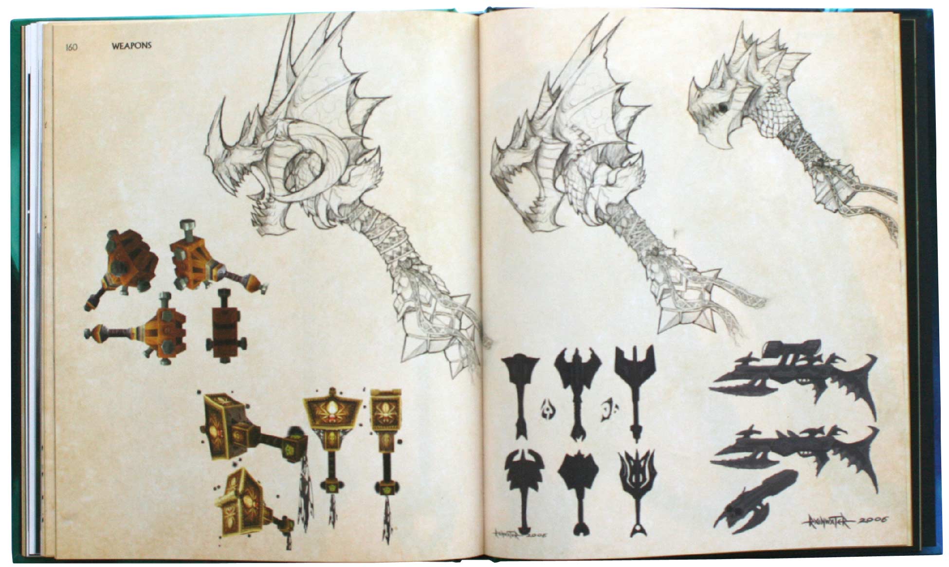 Page 160 et 161 de l'Art book : The Art of the Burning Crusade (World of Warcraft)