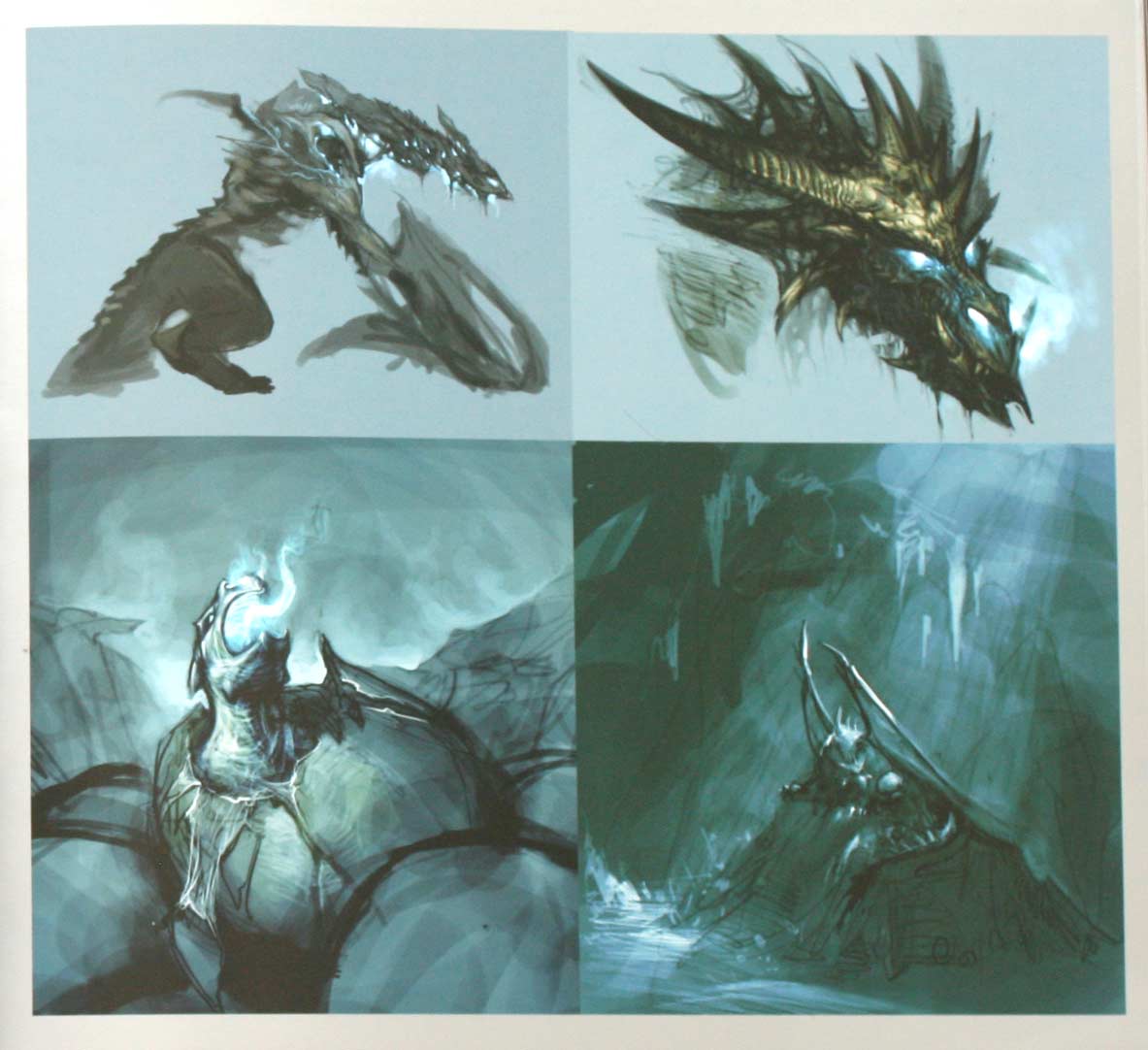 Page 30 de l'art book The Cinematic Art of Warth of the Lich King (World of Warcraft)