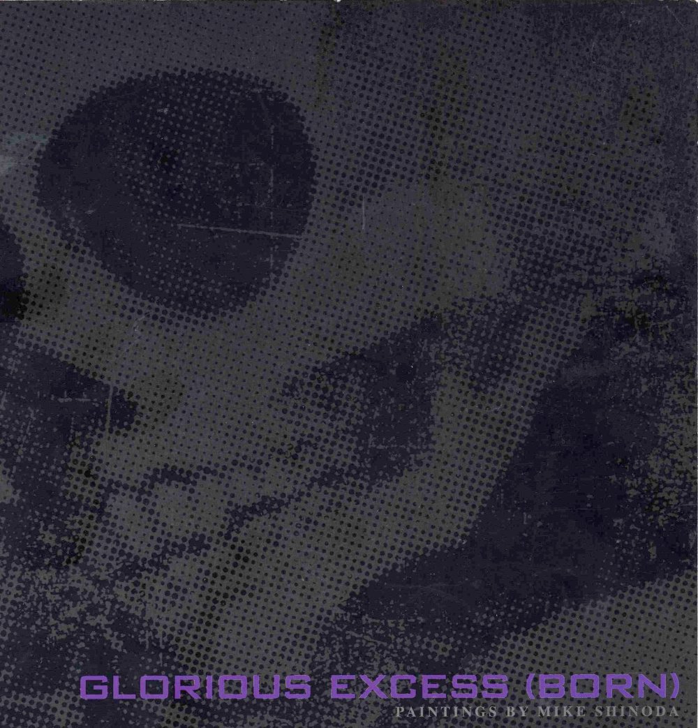 Montage du front et le back du livre Glorious Excess (Born) de Mike Shinoda