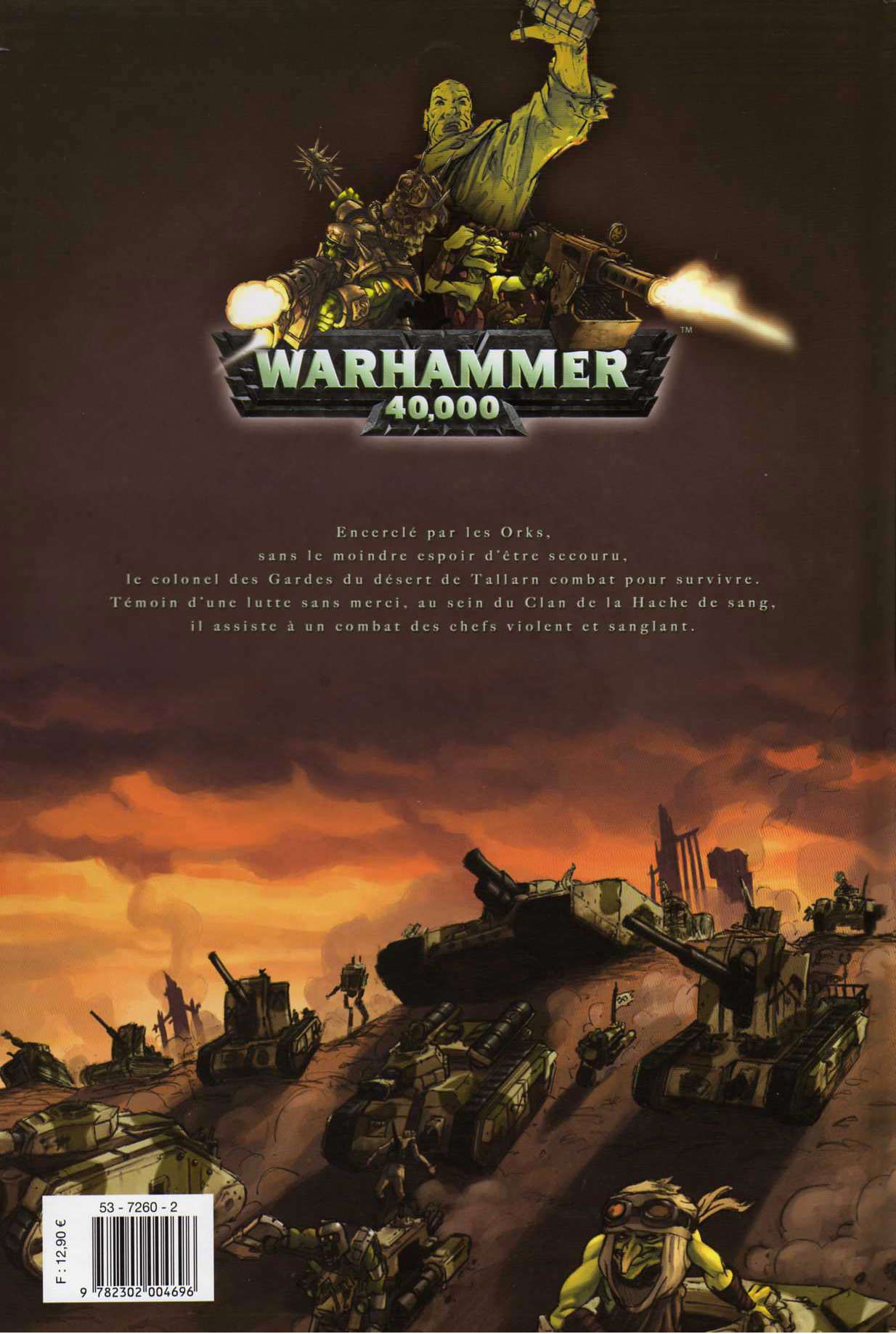T3 : Tonnerre de sang - Warhammer 40.000 (couverture dos)