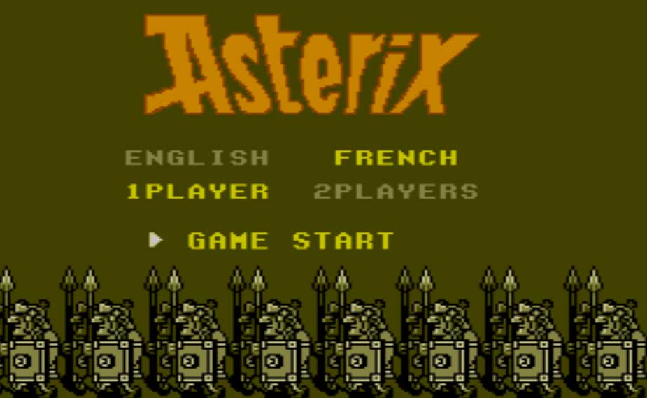 jeu Astérix Master System