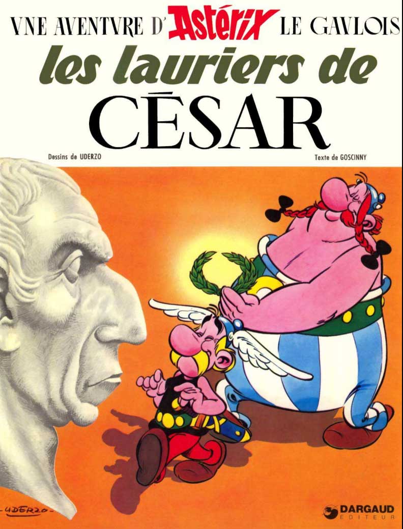 T18 : Les Lauriers de César (Astérix) couverture