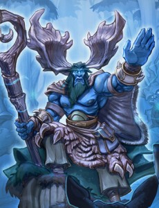 Image de Malfurion dans le jeu de cartes