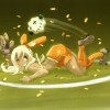 Pompom girl illustrant un magazine de Boufbowl (page 45 du Tome 1 de l'Art Book Wakfu)