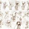 Croquis de recherche sur Yugo (Page 115 du Tome 1 de l'art book de Wakfu)