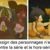 Le character design des personnages n’est pas le même entre la série et le hors-série. (Wakfu)