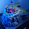 Base Zerg de Starcraft 2 (gagnants du concours Diorama de Starcraft 2)