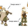 Comparaison de design de Ruel Stroud entre la saison 1 et 2 de Wakfu