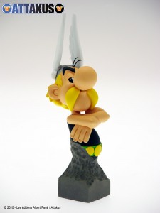 Buste Petibonvm d'Astérix réalisé par Attakus (15 cm de haut), diffusé à 3 500 exemplaires