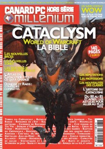 Couverture du magazine Canard PC / Millenium concernant la sortie de Cataclysm