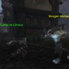 Combat entre un humain et un worgen réprouvé dans World of Warcraft.