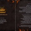 Page 2 et 3 du livret de l'OST du jeu Cataclysm (World of Warcraft)