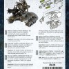 Dos du packaging du Destroyer Nécron avec notice de montage (Warhammer 40.000)