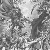 Les troupes de Lor'Themar défendant Quel'Thalas dans le manga Warcraft le Puits solaire, tome 3 : les terres fantômes
