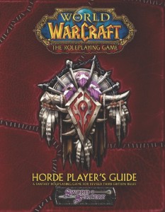 Couverture de l'extension Horde Player's guide du jeu de rôle Warcraft