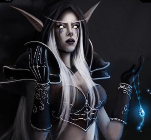 Sylvanas Coursevent chantant la complainte des biens nes