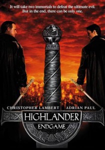 Affiche américaine de Highlander 4