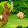 Amalia trouve un petit Dragon Cochon (Wakfu)