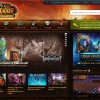 Page d'accueil battle .net, le site officiel de World of Warcraft